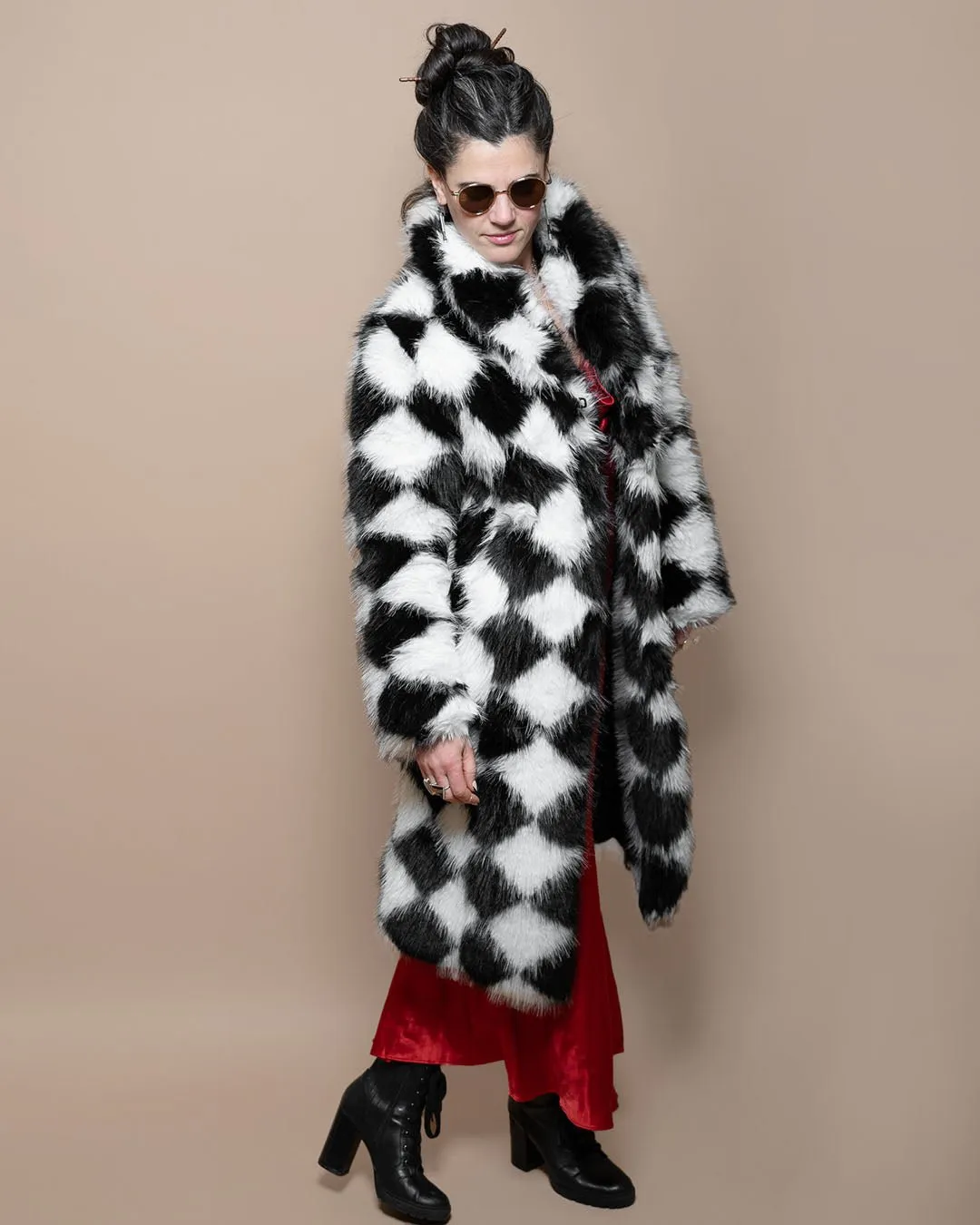 Women's Long Faux Fur Coat | Ace of Diamonds
