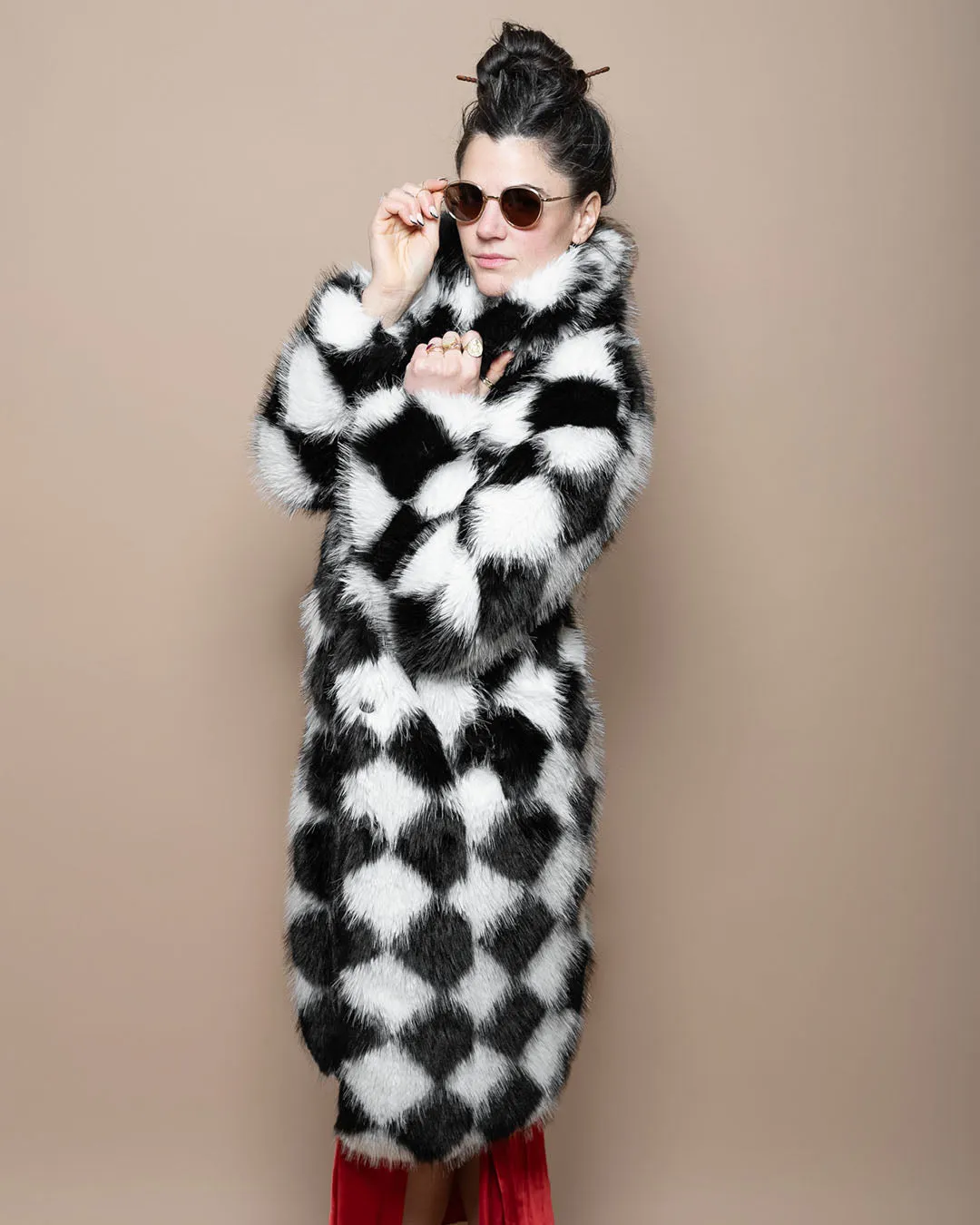Women's Long Faux Fur Coat | Ace of Diamonds