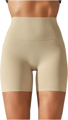 Womens Short Leggings High Waisted Plus Size Shorts Yoga Summer Soft Hiking Short Tights Compression Leggings