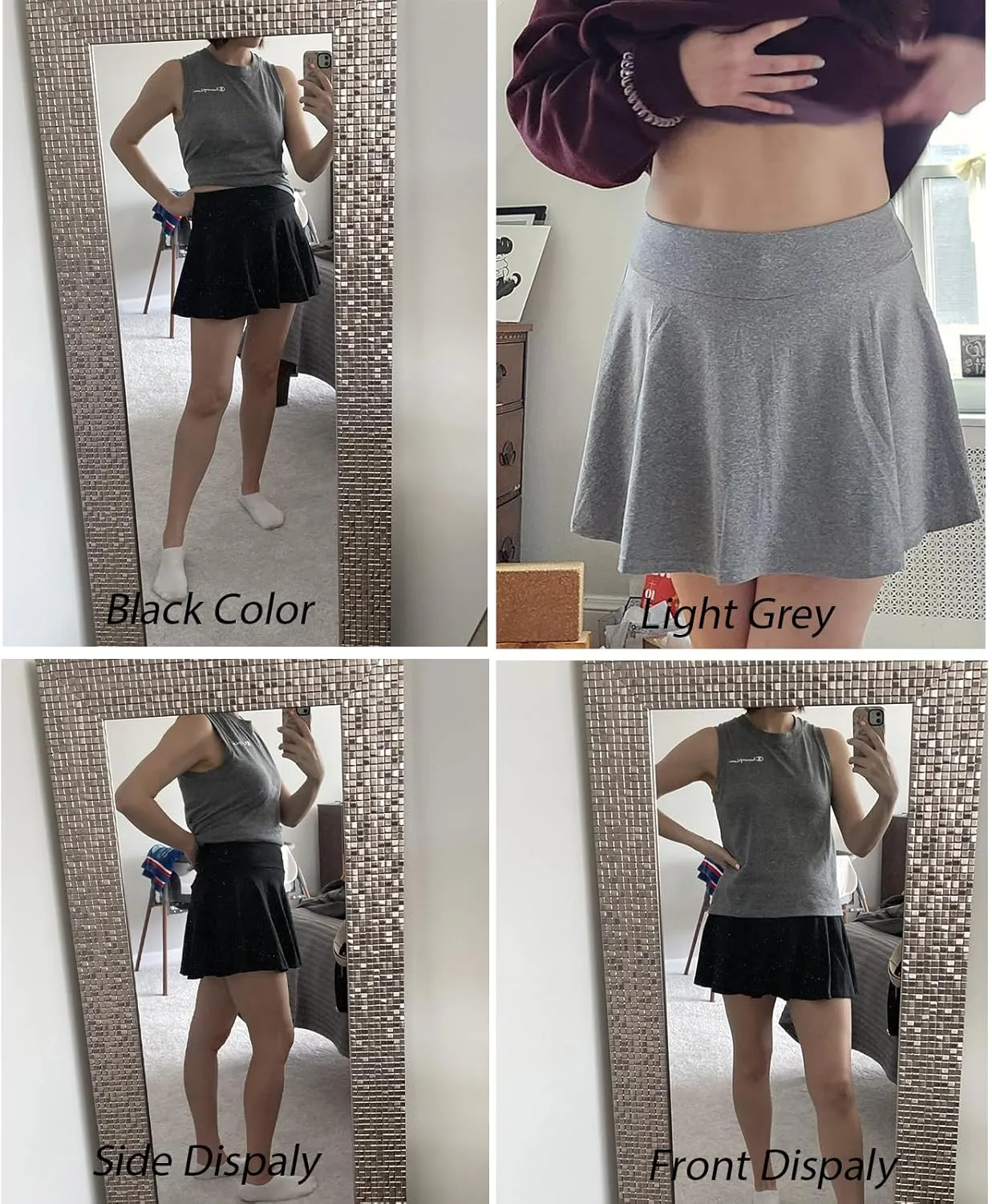 Womens Skorts Skirts Tennis Golf Mini Skirt Athletic Skorts with Pockets Shorts, Women Runnning Workout Skirts