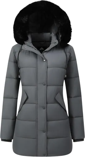 Women's Warm Winter Coat Waterproof Long Puffer Jacket Thickened Down Jacket